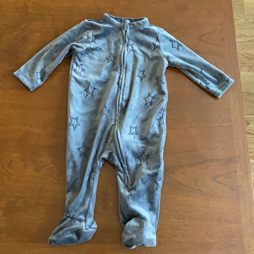 Old navy velvet pajama onsie